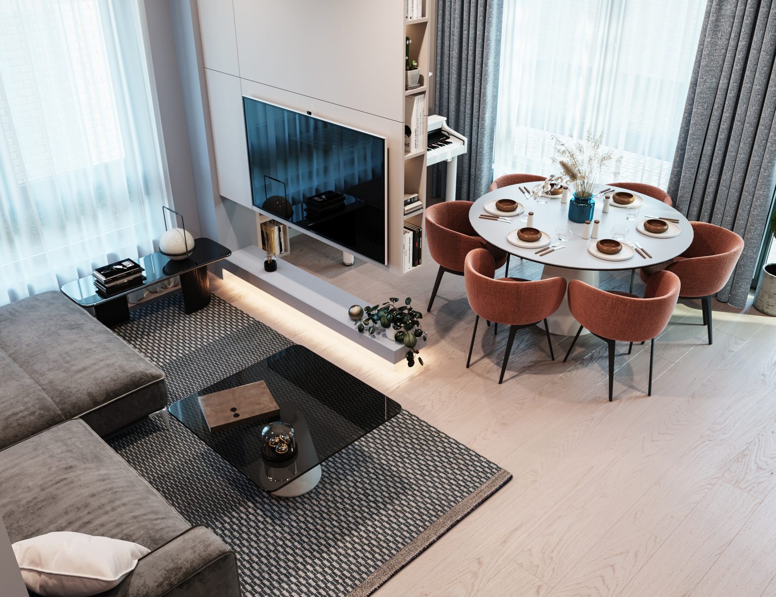 Amenajare Living - Idei Amenajare Living Casa: 45+ Imagini, Modele si ...
